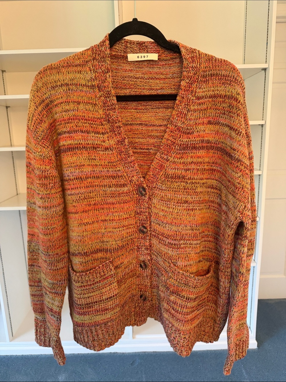 6397 Wool Rib Cardigan